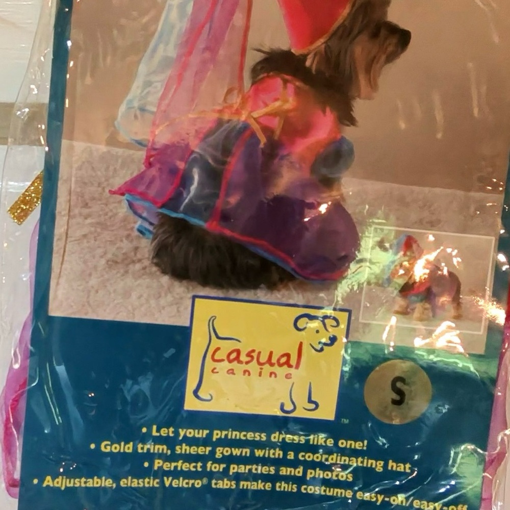 Casual Corner Fairy Princess Dog Costume Halloween Dog Dress